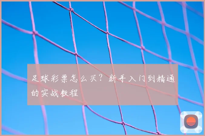 足球彩票怎么买？新手入门到精通的实战教程